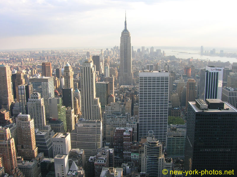 view from top of the rock day